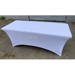 Saliekams plastmasas galds baltā krāsā