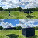Telts 3x3m Melna